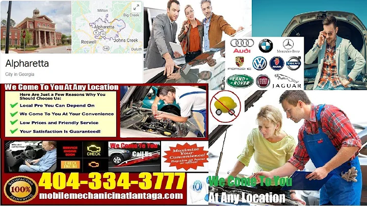 Mechanic in Alpharetta, GA Auto Car Repair Service, We Come or Travel To You At Home To Fix Vehicle