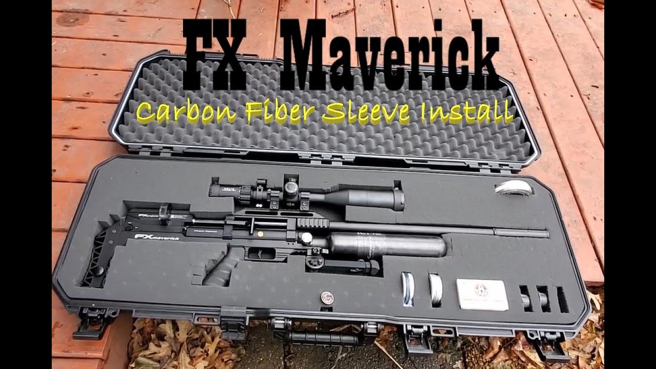 FX Maverick Carbon Fiber Barrel Sleeve Installation & Shooting A