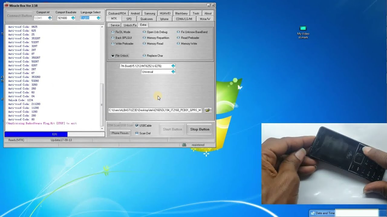 Miracle Box Crack Port Error   Unlock flashing Cpu Port Error Fix New Way