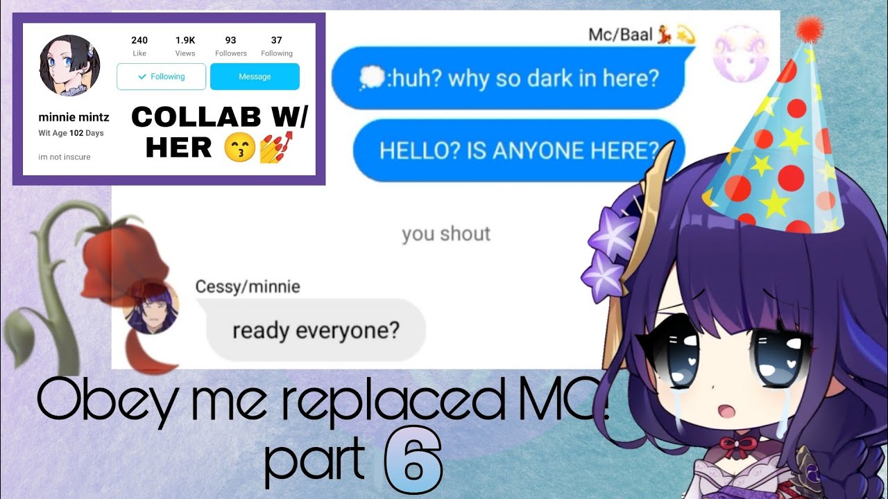 Genshin impact texts: Obey me replaced MC! AU || Obey me x  genshin impact • part 6