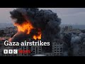 Massive Gaza onslaught as Israel warns airstrikes are “just the beginning” - BBC News