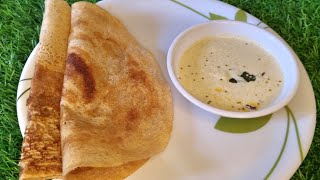 Instant Masoor Dal Dosa - No Fermentation , No Soaking | рдорд╕реВрд░ рджрд╛рд▓ рджреЛрд╕рд╛ рдореВрдВрдЧрдлрд▓реА рдЪрдЯрдиреА рдХреЗ рд╕рд╛рде