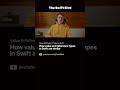 How value and reference types in #Swift are similar | @TheCodeBird #shorts
