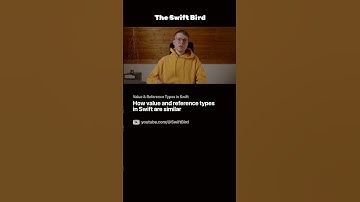 How value and reference types in #Swift are similar | @TheCodeBird #shorts