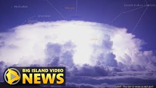 Cloud Cam Catches Lightning Storm Over Hilo (Oct. 13, 2017)