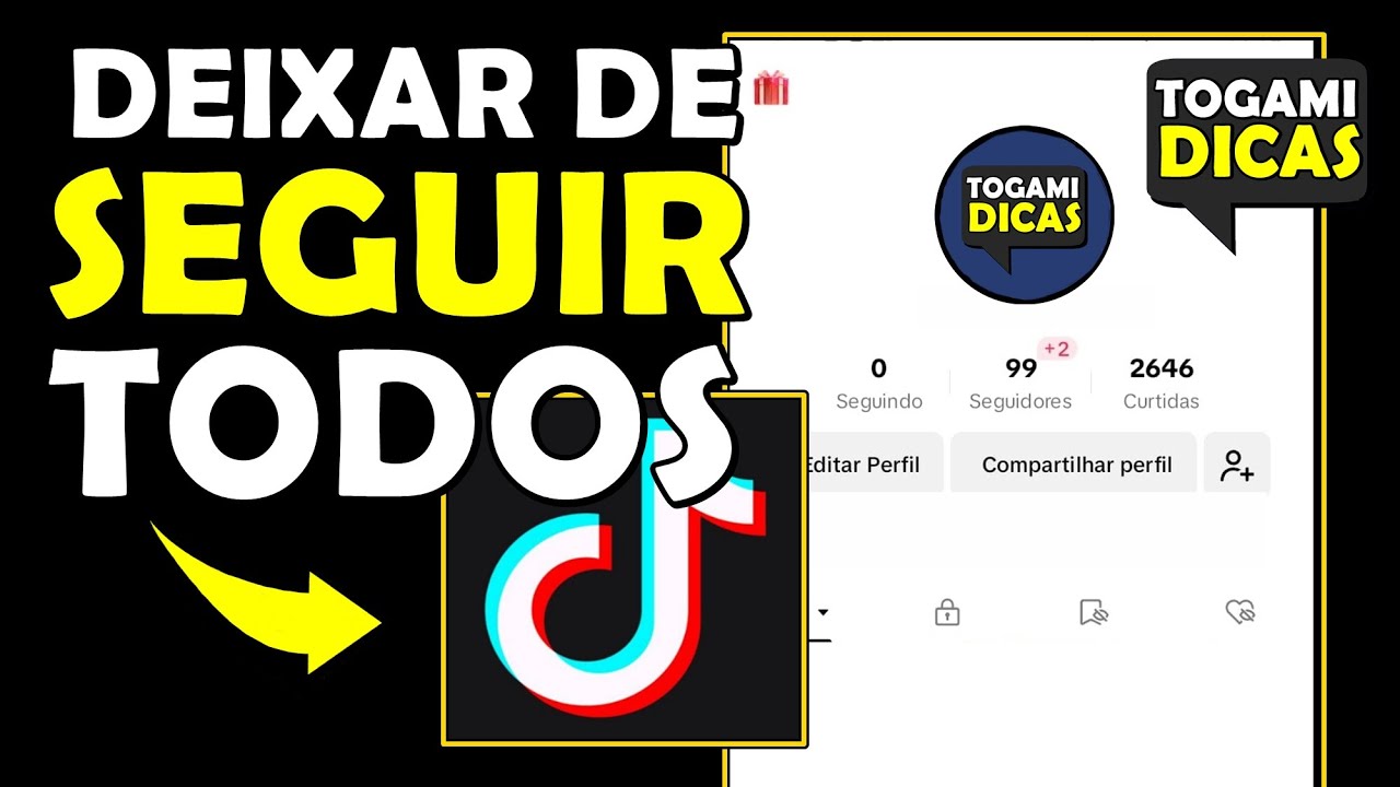 Como Deixar De Seguir Todos no TIK TOK - YouTube