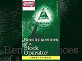 REMINISCENCES OF A STOCK OPERATOR. AUDIOBOOK. EDWIN LEFEVRE.