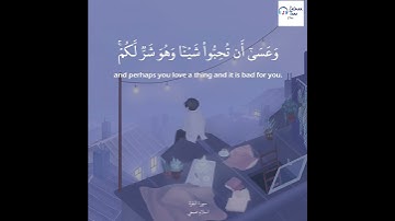 ( وعسى أن تكرهوا شيئا وهو خير لكم ) اسلام صبحي|سورة البقرة| Islam Sobhi|Surah Al Baqara#القرآنالكريم
