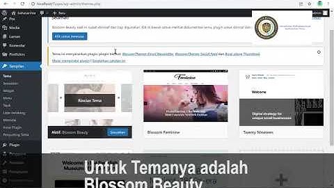 HASIL PROJECT PEMROGRAMAN WEB BERBASIS CMS | MEMBUAT WEBSITE DENGAN WORDPRESS | PUTRI DWIRAHMADANI