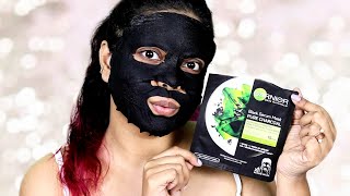 Garnier Black Serum Mask Pure Charcoal Sheet Mask Oily Skin | Sohini Chanda