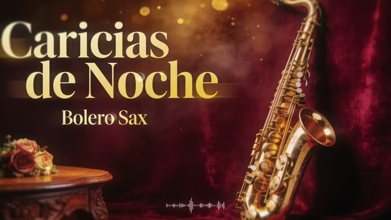 Boleros Románticos en Saxofón 🎷 Caricias de Noche | Música Suave