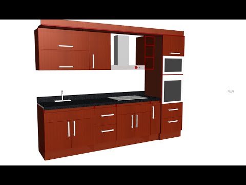 Como diseñar y construir una cocina muebles de cocina 3 metros ...