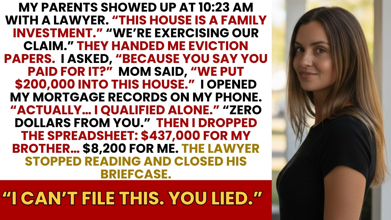 My Parents Tried to Evict Me From My House—So I Pulled the Mortgage Records (They Lied)
