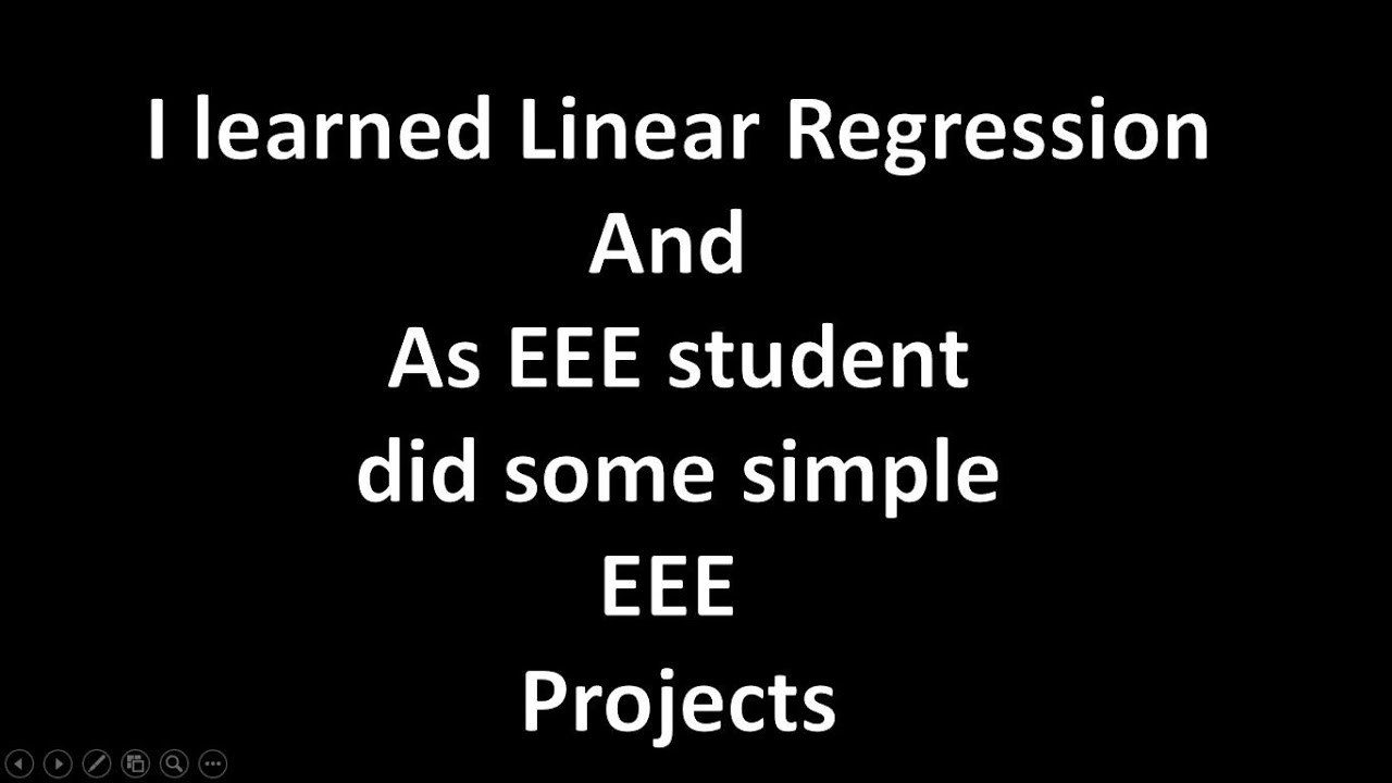 Linear regression basicsingle variable,multivariable,diode,dc motor,hall sensor etc