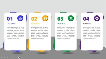 Create 4 Options Infographic Slide in PowerPoint