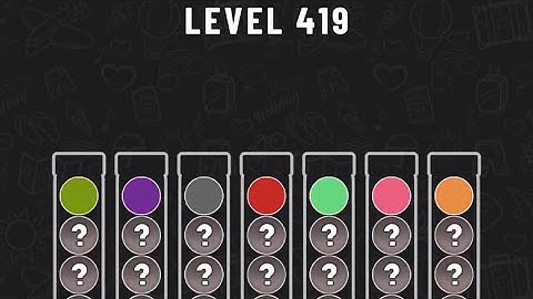Ball Sort Puzzle Level 419 #ballsortpuzzle #ballsortpuzzlegameplay #puzzlegame #mobilegames