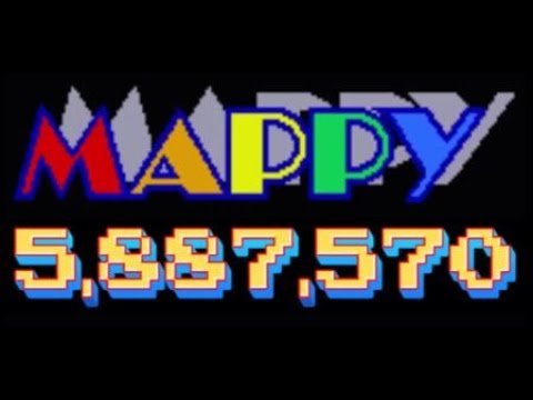 Mappy 5 887 570 Completing All 256 Rounds MAME 