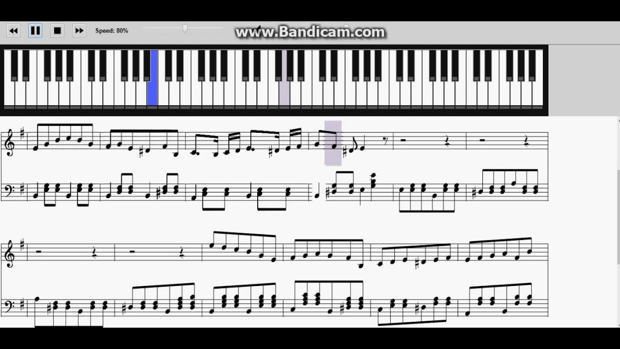 Puppet (Mary's theme) IB Piano sheet YouTube