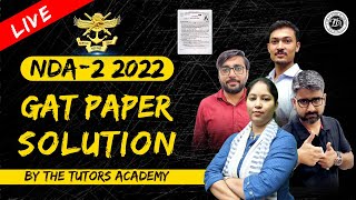 NDA GAT Paper Solution 2022 | NDA GAT Answer Key 2022 (Explained Solution) screenshot 2