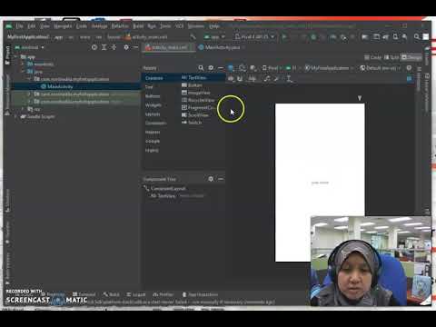 Changing welcome text for mobile app;  android studio