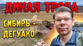 ДИКАЯ ТРОПА 🌲 от урочища Сибирь до Дегуако по берегу горной реки над скалами и каньонами. Дольмены!