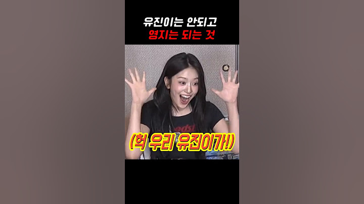 유진이 치킨 데리야끼를 본 영석이형