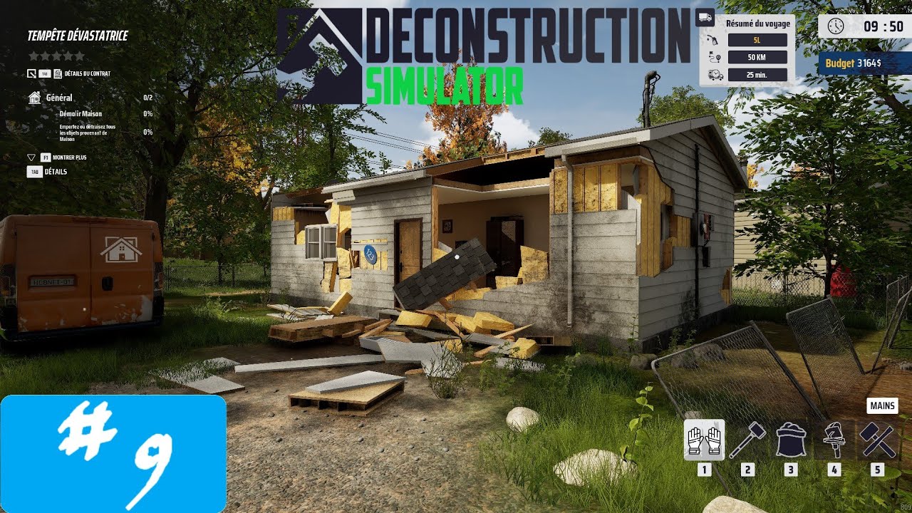 Deconstruction Simulator [4K60] [FR] #9 Premier Contrat de Tier 2
