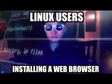 Linux Users Installing A Web Browser