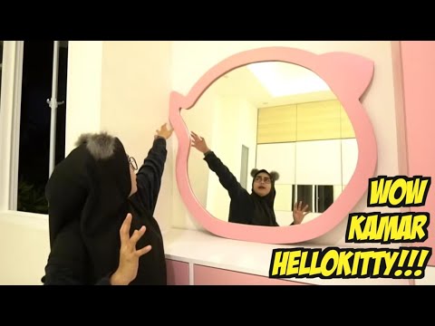 LIAT KAMAR BARU RICIS HELLOKITTY & NGOBROL SAMA TUKANGNYA....
