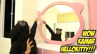 LIAT KAMAR BARU RICIS HELLOKITTY & NGOBROL SAMA TUKANGNYA....