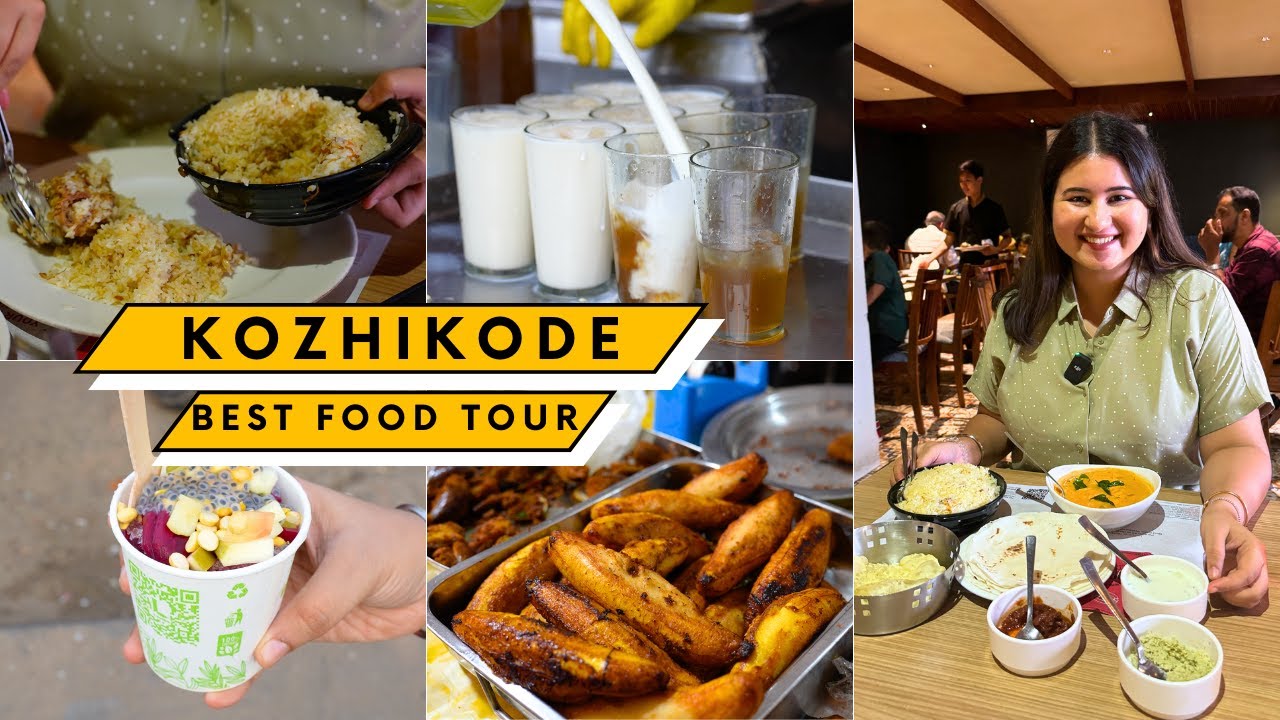BEST of KOZHIKODE FOOD TOUR  Insane Biryani Mango Fish Curry Calicut Halwa  More  4K