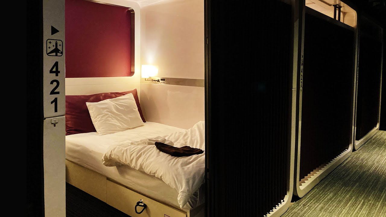 Бесплатная сауна и тренажерный зал 🏋️♀️Я остановился в капсульном отеле первого класса 