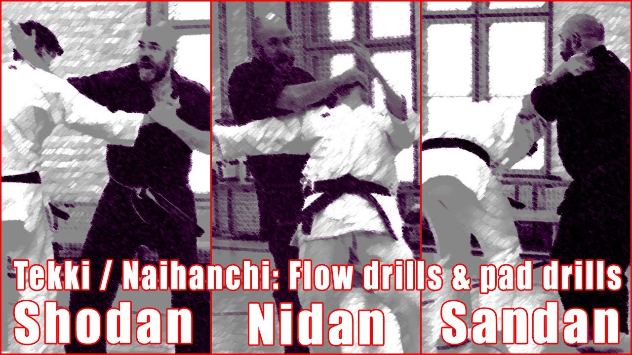 Tekki / Naihanchi 1 to 3: Flow drills and pad drills