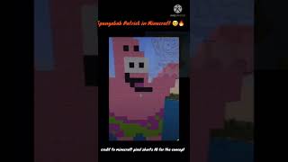 Spongebob Friends in Minecraft🥲😭🙂■#friendship #BFF #pixelart #minecraftpixelart