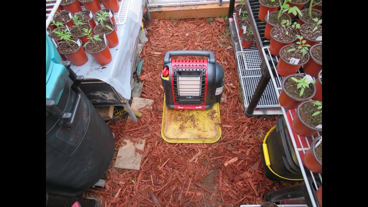 Greenhouse Heating and Trying Out A Buddy Heater - YouTube