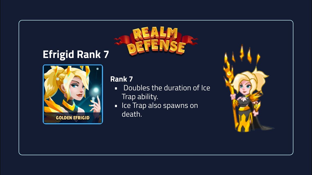 Efrigid Rank 7 Review - Realm Defense