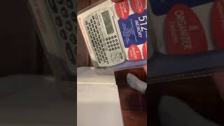 Unboxing Sharp Personal Organizer EL-6950C