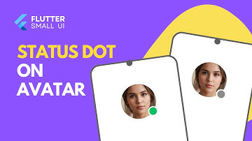 Flutter UI Tutorial: Circle Avatar with Online/Offline Status Dot (Green & Grey Indicator)