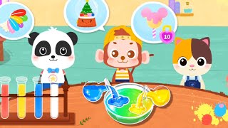 Little Panda's Color Crafts | Color Mixing, Creating And Decorating | Babybus Gameplay Video screenshot 3