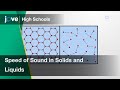 Speed of sound in solids and liquids  physics  textbooks  preview