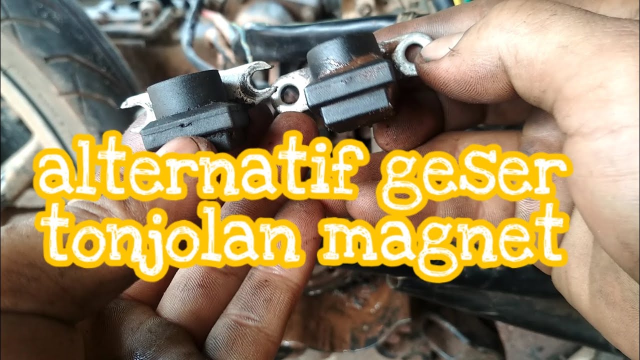Takut geser tonjolan magnet dengan geser pulser