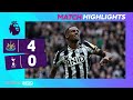 EPL Highlights: Newcastle United 4 - 0 Tottenham Hotspur | Astro SuperSport