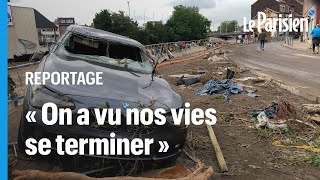 « On a vu nos vies se terminer » : après les inondations, les Liégeois nettoient les dégâts