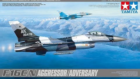 Tamiya F-16C/N Aggressor, 1/48, Part 2