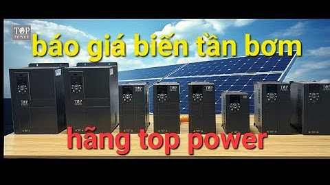 Biến tần bơm nước chuyên dùng cho năng lượng mặt trời  tối ưu cho những nơi tưới tiêu không có evn