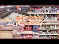 BIG LOTS HOME DECOR FURNITURE SHOPPING! 4TH OF JULY SUMMER DECOR SHOP WITH ME!