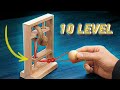 Classic puzzle with tricky knot | 10 difficulty level