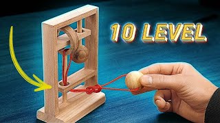 Classic puzzle with tricky knot | 10 difficulty level screenshot 4