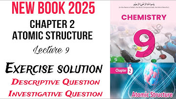 9th class chemistry chapter 2 Descriptive questions and investigative question