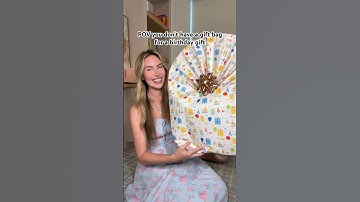 How to make a gift bag out of wrapping paper!